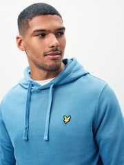 Lyle & Scott Blue Light Pullover Hoodie - Image 4 of 4