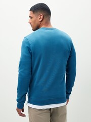 Lyle & Scott Blue Light Crew Neck Sweatshirt - Image 2 of 5
