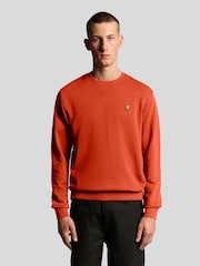 Lyle & Scott Red Crew Neck Sweatshirt - Image 1 of 5