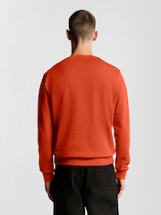 Lyle & Scott Red Crew Neck Sweatshirt - Image 2 of 5