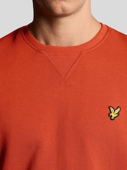 Lyle & Scott Red Crew Neck Sweatshirt - Image 4 of 5