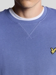 Lyle & Scott Blue Crew Neck Sweatshirt - Image 4 of 5
