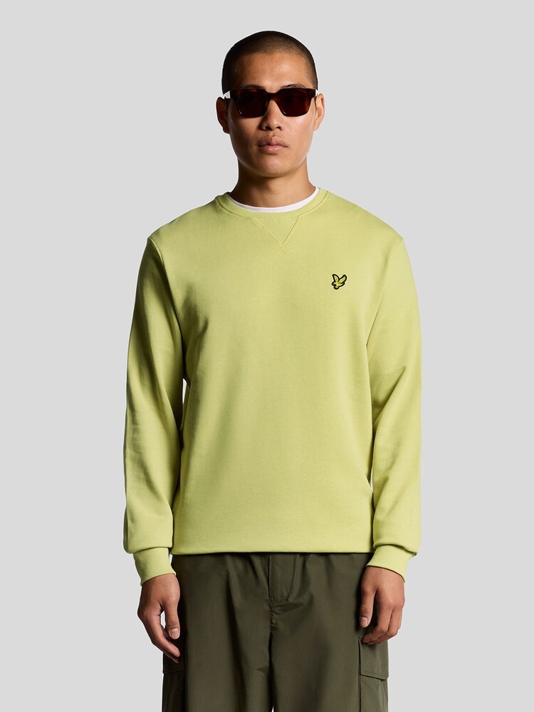 Lyle & Scott Yellow Crew Neck Sweatshirt - Image 1 of 6