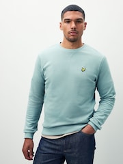 Lyle & Scott Mint Green Crew Neck Sweatshirt - Image 1 of 5