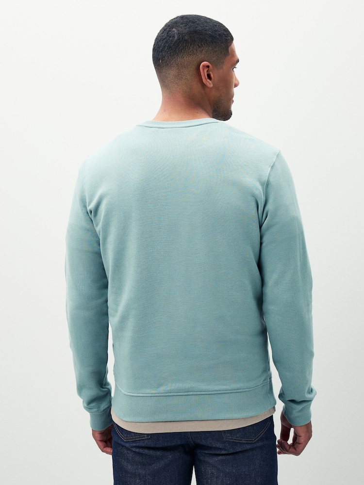 Lyle & Scott Mint Green Crew Neck Sweatshirt - Image 2 of 5