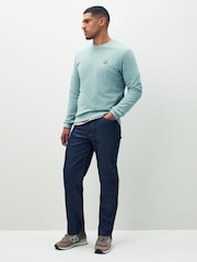 Lyle & Scott Mint Green Crew Neck Sweatshirt - Image 4 of 5