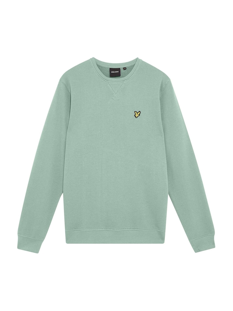 Lyle & Scott Mint Green Crew Neck Sweatshirt - Image 5 of 5 Lyle & Scott Mint Green Crew Neck Sweatshirt - Image 5 of 5