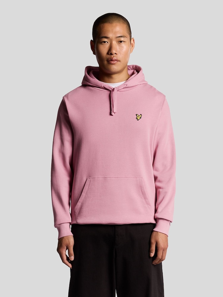 Lyle & Scott Pale Pink Pullover Hoodie - Image 1 of 6 Lyle & Scott Pale Pink Pullover Hoodie - Image 1 of 6