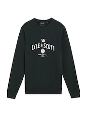 Lyle & Scott Cheers To Tradition Graphic Print Crew Neck Sweat Top - Imagen 3 de 3