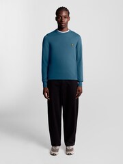 Suéter de algodón y merino con cuello redondo de Lyle & Scott - Imagen 2 de 6