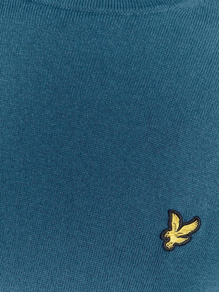 Suéter de algodón y merino con cuello redondo de Lyle & Scott - Imagen 6 de 6