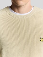 Lyle & Scott Engineered Rib Crew Neck Jumper - Imagen 3 de 6