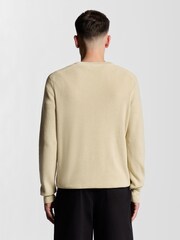 Lyle & Scott Engineered Rib Crew Neck Jumper - Imagen 4 de 6