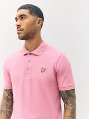 Lyle & Scott Pink Light Classic Polo Shirt - Image 4 of 5