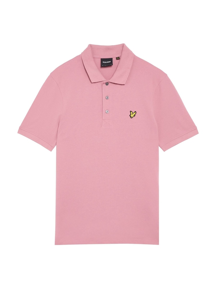 Lyle & Scott Pink Light Classic Polo Shirt - Image 5 of 5 Lyle & Scott Pink Light Classic Polo Shirt - Image 5 of 5