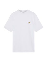 أبيض - تيشِرت جاكار من Lyle & Scott - Image 1 of 1