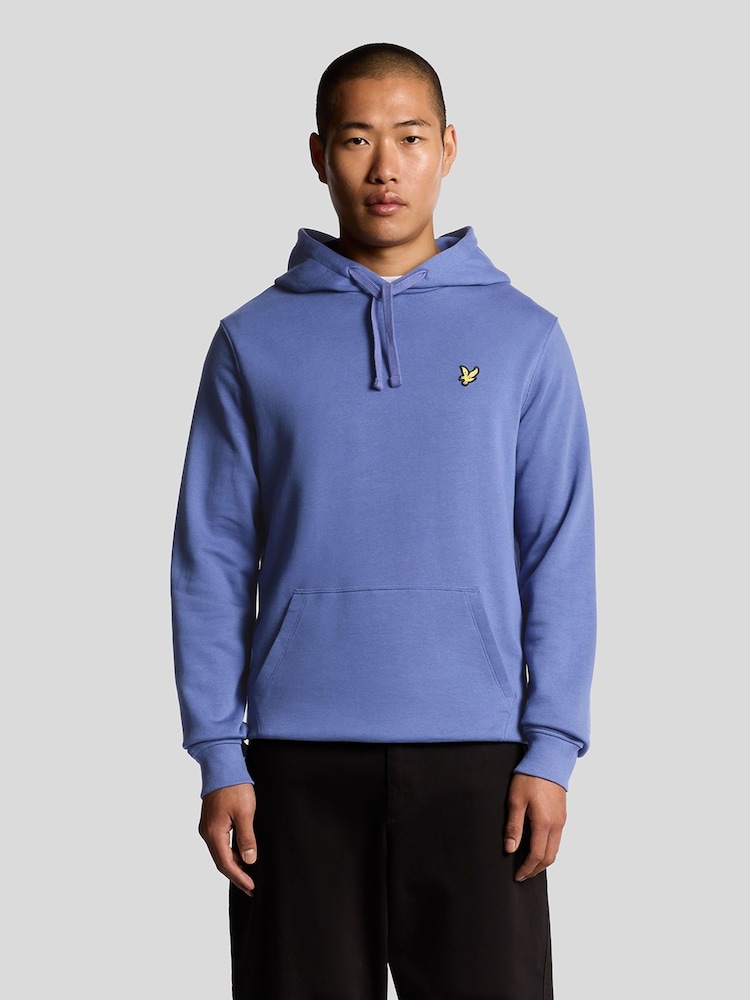 Lyle & Scott Navy Blue Pullover Hoodie - Image 1 of 5 Lyle & Scott Navy Blue Pullover Hoodie - Image 1 of 5