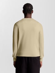 Lyle & Scott Grey Cotton Merino Crew Neck Jumper - Image 4 of 6