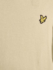 Lyle & Scott Grey Cotton Merino Crew Neck Jumper - Image 6 of 6