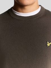 Lyle & Scott gola redonda em lã de algodão Crew Jumper - Imagem 4 de 5