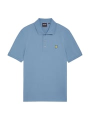 Lyle & Scott Blue White Classic Polo Shirt - Image 1 of 1