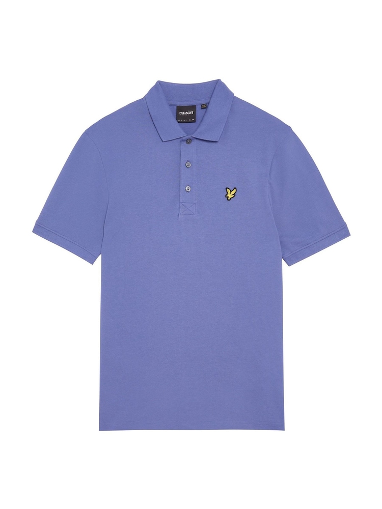 Lyle & Scott Chambray Blue Classic Polo Shirt - Image 1 of 1 Lyle & Scott Chambray Blue Classic Polo Shirt - Image 1 of 1