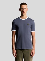 Lyle & Scott Grey Ringer T-Shirt - Image 1 of 5