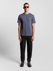 Lyle & Scott Ash Grey Crew Neck Cotton T-Shirt - Image 2 of 6