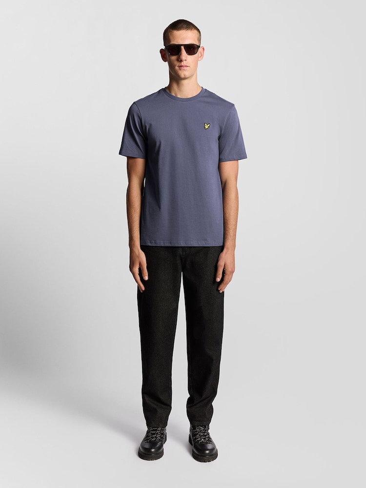 Lyle & Scott Ash Grey Crew Neck Cotton T-Shirt - Image 2 of 6
