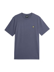Lyle & Scott Ash Grey Crew Neck Cotton T-Shirt - Image 5 of 6
