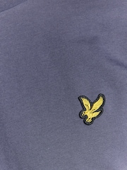 Lyle & Scott Ash Grey Crew Neck Cotton T-Shirt - Image 6 of 6