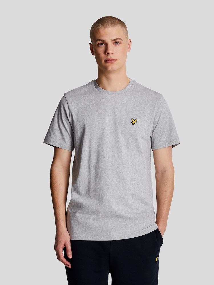 Lyle & Scott Grey Plain T-Shirt - Image 1 of 4