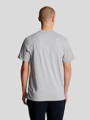 Lyle & Scott Grey Plain T-Shirt - Image 3 of 4
