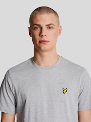 Lyle & Scott Grey Plain T-Shirt - Image 4 of 4