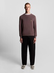 Lyle & Scott Engineered Rib Crew Neck Jumper - Imagen 2 de 6