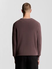 Lyle & Scott Engineered Rib Crew Neck Jumper - Imagen 4 de 6