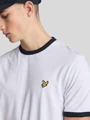 Lyle & Scott White Ringer T-Shirt - Image 4 of 5