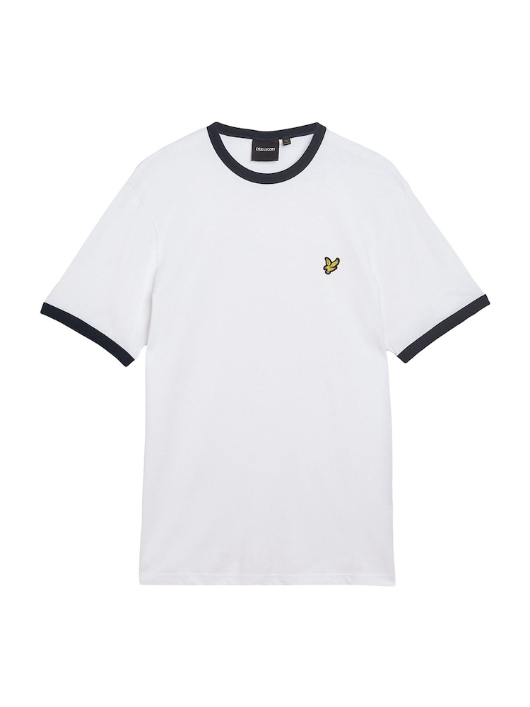 Lyle & Scott White Ringer T-Shirt - Image 5 of 5