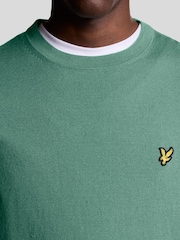 Suéter de algodón y merino con cuello redondo de Lyle & Scott - Imagen 3 de 6