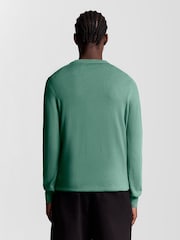 Suéter de algodón y merino con cuello redondo de Lyle & Scott - Imagen 4 de 6