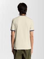 Lyle & Scott Cream Ringer T-Shirt - Image 2 of 5