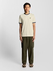 Lyle & Scott Cream Ringer T-Shirt - Image 3 of 5