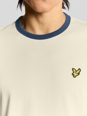 Lyle & Scott Cream Ringer T-Shirt - Image 4 of 5