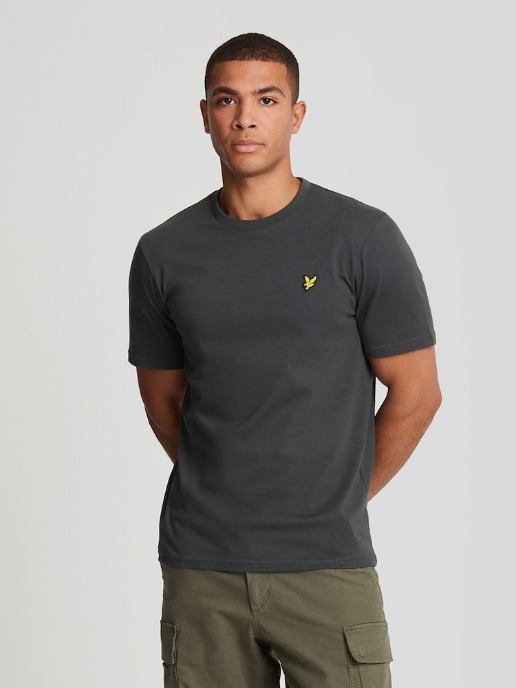 Lyle & Scott Grey Plain T-Shirt - Image 1 of 5