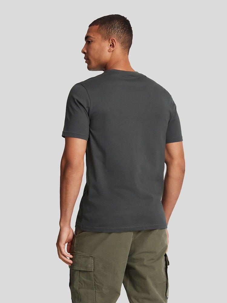 Lyle & Scott Grey Plain T-Shirt - Image 2 of 5