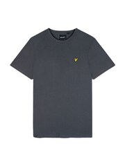 Lyle & Scott Grey Plain T-Shirt - Image 5 of 5