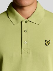 Lyle & Scott Yellow Plain Polo Shirt - Image 3 of 6