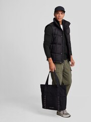 Lyle & Scott Black Lambswool Blend Zip Through Cardigan - Image 2 of 4