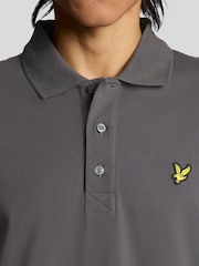 Lyle & Scott Ash Grey Classic Polo Shirt - Image 4 of 5
