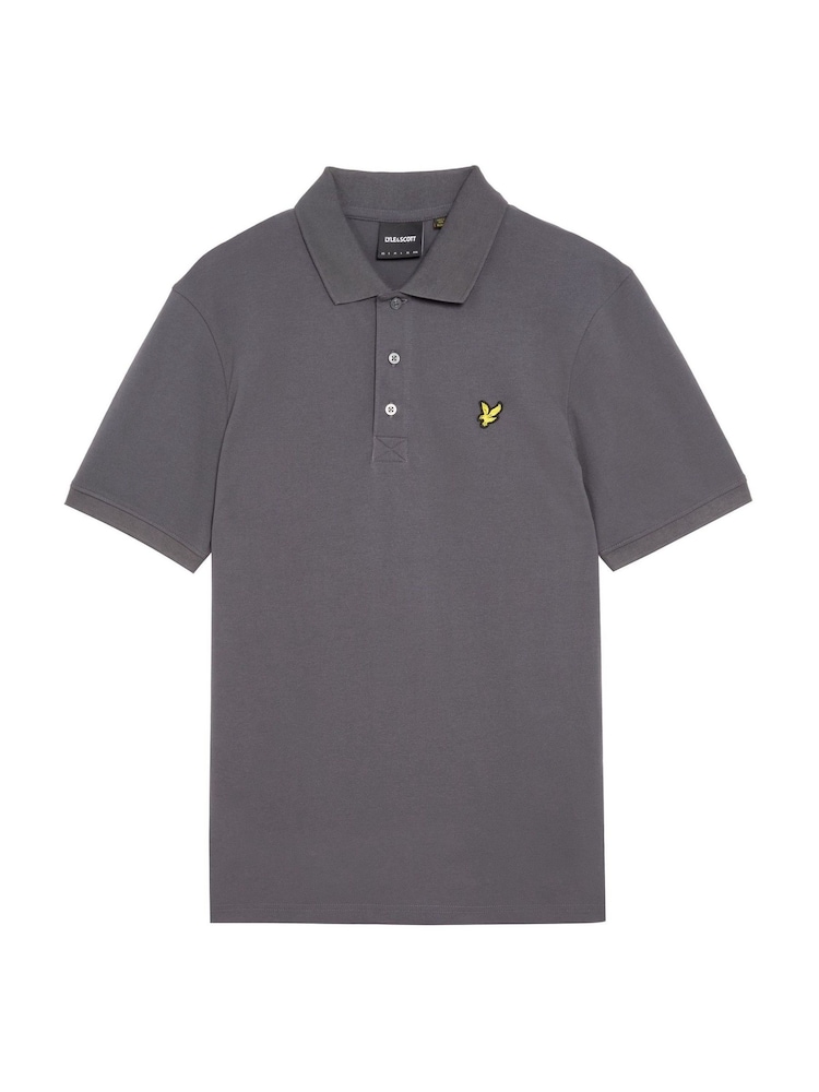 Lyle & Scott Ash Grey Classic Polo Shirt - Image 5 of 5 Lyle & Scott Ash Grey Classic Polo Shirt - Image 5 of 5